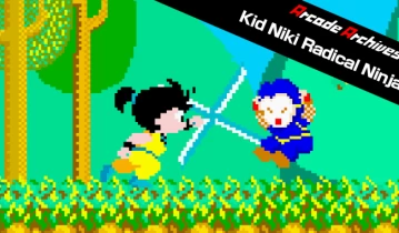 switch游戏《快杰洋枪 Arcade Archives Kid Niki Radical Ninja》英文版nsp下载