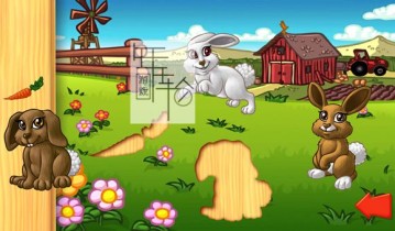 switch游戏《Animal Babies Puzzle – Top Wooden Preschool Animals Learning Children Kindergarten Puzzles Ga