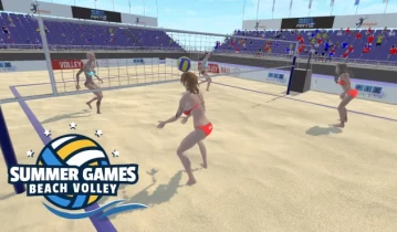 switch游戏《夏季运动会沙滩排球（Summer Games Beach Volley）》英文版nsp下载